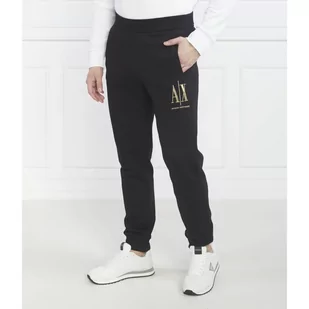 Armani Exchange Spodnie dresowe | Regular Fit - Dresy męskie - miniaturka - grafika 1