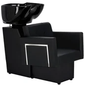 Myjki fryzjerskie - Myjnia myjka fryzjerska barberska Stella do salonu fryzjerskiego barberskiego ruchoma ceramiczna misa armatura bateria słuchawka - miniaturka - grafika 1