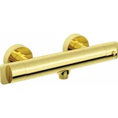 Baterie umywalkowe - Bateria prysznicowa termostatyczna złota Cejlo Deante - miniaturka - grafika 1