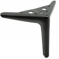 Meble modułowe i akcesoria - Nóżka metalowa Kotwica Elegant czarny mat 15 cm noga do sof komód puf - miniaturka - grafika 1