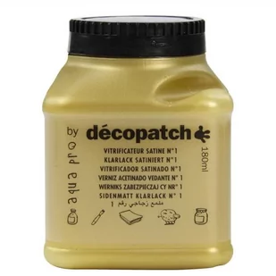 Decopatch Art déco Patch Paper Patch, lakier bezbarwny, 180ml VA180O - Farby i media malarskie - miniaturka - grafika 1