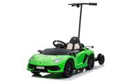 Pojazdy elektryczne dla dzieci - Auto  Na Akumulator Lamborghini Aventador SX2018 Zielony z Platformą - miniaturka - grafika 1