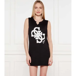 Guess Swimwear T-shirt Oversize fit - Sukienki - miniaturka - grafika 1