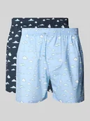 Majtki męskie - Bokserki z detalem z logo w zestawie 2 szt. - miniaturka - grafika 1