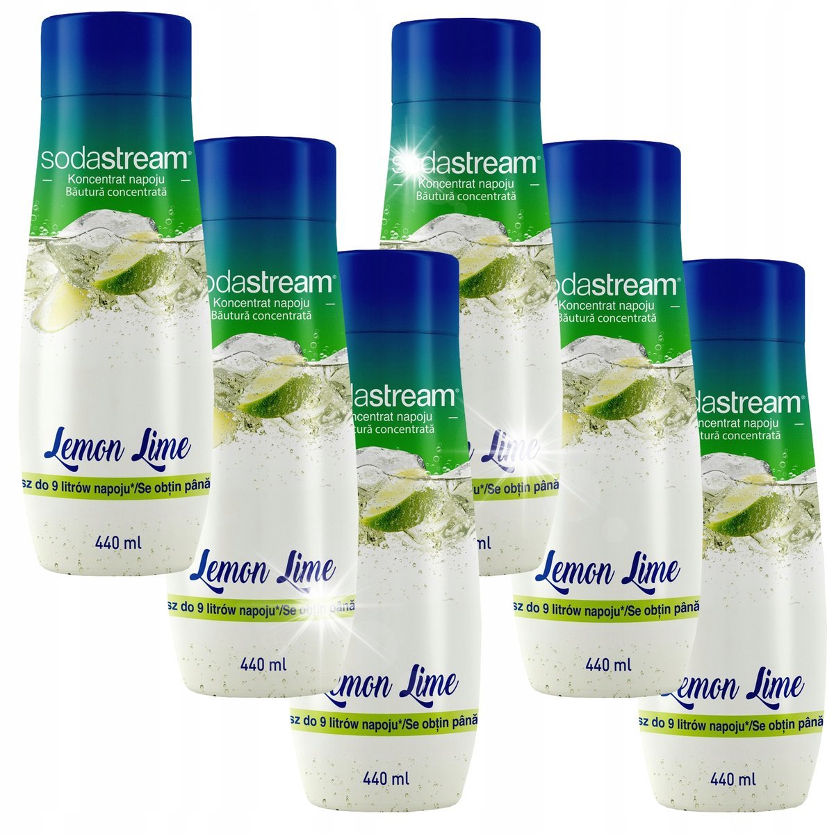 Syrop koncentrat SodaStream Cytryna limonka 6 szt.