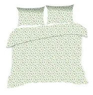 Pościel - Extrapościel Pościel bawełniana 160x200 1582N beżowa niebieskie kwiatuszki Classic E24 - miniaturka - grafika 1