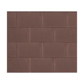 Pokrycia dachowe - Gont bitumiczny Prostokąt brązowy 3.2 m2 Hauser - miniaturka - grafika 1