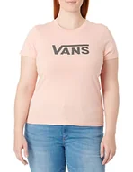 Koszulki i topy damskie - Vans Damska koszulka z okrągłym dekoltem Drop V SS, koralowa chmura-asfalt, XL, Koralowa chmura asfaltowa, XL - miniaturka - grafika 1