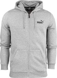 Puma Bluza męska Puma ESS Small Logo FZ Hoodie FL szary 586702 03 L - Bluzy męskie - miniaturka - grafika 1