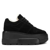 Sneakersy damskie - Sneakersy Badura CASI-01W1-006 Czarny - miniaturka - grafika 1