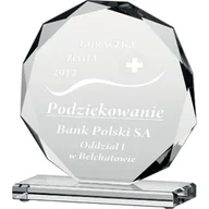 Gadżety dla kibiców - Trofeum szklane grawerowane - miniaturka - grafika 1