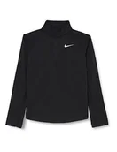 Bluzy dla dziewczynek - Nike Bluza dziecięca unisex Df Ls Run czarny 128 - miniaturka - grafika 1