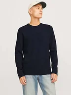 Swetry męskie - Jack & Jones Sweter w kolorze granatowym - miniaturka - grafika 1