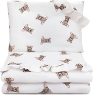 Pościel dla dzieci - PULP BAMBOO Pościel Muślinowa 80x100cm - Misie - miniaturka - grafika 1