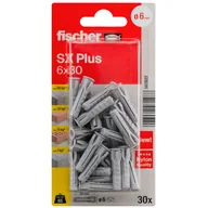 Kołki - Kołek rozporowy SX Plus 6 x 30 mm 30 szt. Fischer - miniaturka - grafika 1