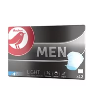 Wkładki higieniczne - Auchan - Wkładki dla mężczyzn Lihgt - miniaturka - grafika 1