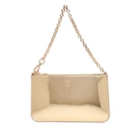 Torebki damskie - Torebka Tommy Hilfiger Th Icon Chain Shoulder Pouch Met AW0AW18219 Złoty - miniaturka - grafika 1