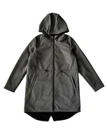 Płaszcze damskie - Płaszcz damski softshell, Szarość - miniaturka - grafika 1