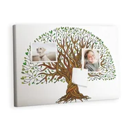 Tablice i flipcharty - Kolorowy Organizer - Tablica Korkowa z Pinezkami - Drzewo korzenie 60x40 cm - miniaturka - grafika 1