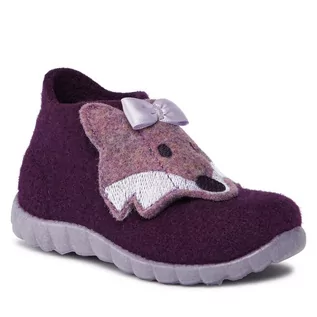 Buty dla chłopców - Kapcie Superfit 1-800295-8510 M Purplec - grafika 1