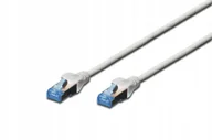 Pozostałe akcesoria sieciowe - Patchcord DIGITUS FTP kat. 5e 0,25m PVC szary - miniaturka - grafika 1