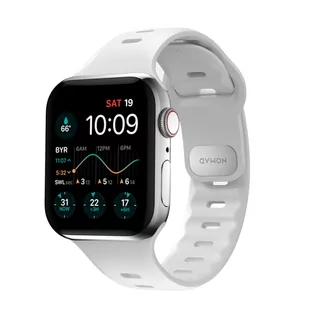 Nomad - Sport Slim Band - Sportowy Wodoodporny Pasek do Apple Watch 40 / 41 mm, Biały - Akcesoria do smartwatchy - miniaturka - grafika 1