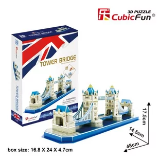 Puzzle 3D Tower Bridge 52 el. - Cubic Fun - Puzzle - miniaturka - grafika 2