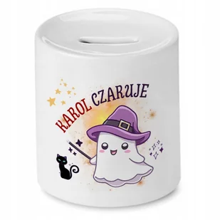 Skarbonka 330 ml Dla Karola Syna Dziecka Prezent z Nadrukiem ze Zdjęciem + Opakowanie na prezent (wzór 02) - Skarbonki - miniaturka - grafika 1