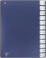 Teczki i aktówki - Donau Teczka korespondencyjna DONAU, karton, A4, A-Z, granatowa - 9003106063055 - miniaturka - grafika 1