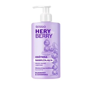 Sessio Hery By Berry Blueberry & Ceramides nawilżająca odżywka do włosów suchych i matowych 290 ml - Odżywki do włosów - miniaturka - grafika 1