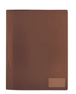 Teczki i skoroszyty - Herma Schnellhefter A4 braun transluzent PP 3St 19496 - miniaturka - grafika 1