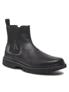 Calvin Klein Jeans Sztyblety Lug Mid Chelsea Boot 2 YM0YM00544 Czarny - Sztyblety męskie - miniaturka - grafika 1