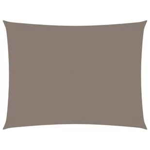 vidaXL Prostokątny żagiel ogrodowy, tkanina Oxford, 2,5x3,5 m, taupe vidaXL - Parasole ogrodowe - miniaturka - grafika 2