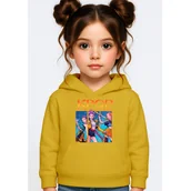 Bluzy dla dziewczynek - BLUZA DZIECIĘCA K-POPOWE ŁOWCZYNIE DEMONÓW HUNTRIX 134-140 Z KAPTUREM - miniaturka - grafika 1