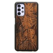 Etui i futerały do telefonów - Drewniane etui Samsung Galaxy A32 5G Jungle Monstera Imbuia Forestzone - miniaturka - grafika 1