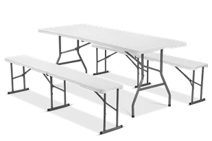 Zestaw CATERINGOWY stół 180 + 2x ławka - Stoły gastronomiczne Zestaw CATERINGOWY stół 180 + 2x ławka - Stoły gastronomiczne - miniaturka - grafika 1