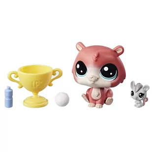 Hasbro Littlest Pet Shop Para zwierzaków chomik i myszka + akcesoria - Figurki dla dzieci - miniaturka - grafika 1