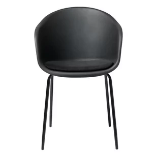Czarne krzesło Unique Furniture Topley - Krzesła - miniaturka - grafika 1