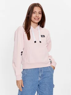 Vans Bluza Boom Boom Check It Hoodie VN00045D Różowy Regular Fit - Bluzy damskie - miniaturka - grafika 1