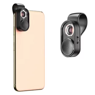 Obiektyw Mikroskop cyfrowy soczewka do telefonu 100x LED - Obiektywy - miniaturka - grafika 1