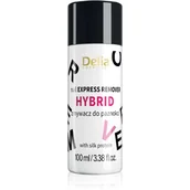 Kremy i maski do rąk - Delia Cosmetics Zmywacz do lakieru hybrydowego Acetonowy 100 ml - miniaturka - grafika 1