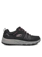 Buty trekkingowe damskie - Skechers Trekkingi Escape Plan 180061/BKHP Czarny - miniaturka - grafika 1
