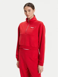 HUGO Bluza Dorata_B 50542972 Czerwony Loose Fit - Bluzy damskie - miniaturka - grafika 1