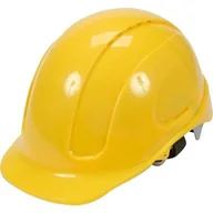 Akcesoria BHP - DEDRA Kask ochronny zółty 4-punktowy BH1084 - miniaturka - grafika 1