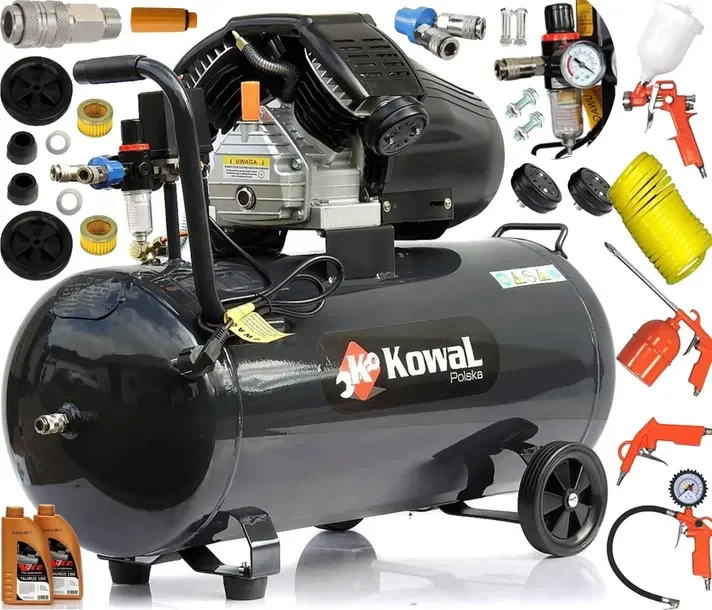 12 Bar KOMPRESOR ZBV 100L olejowy tłokowy sprężarka pompa powietrza KOWAL