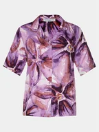 Piżamy damskie - Femilet by Chantelle Koszulka piżamowa Anna FN9420 Fioletowy Relaxed Fit - miniaturka - grafika 1