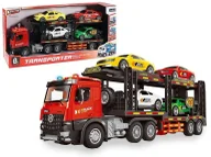 Samochody i pojazdy dla dzieci - Laweta z 4 pojazdami dźwięk otwierane drzwi - ADAR - miniaturka - grafika 1