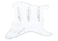 Inne akcesoria gitarowe - Seymour Duncan Seymour Duncan SET HENDRIX PG VOO Jimi Hendrix Signature Pickguard do gitary elektrycznej typu Strat z przetwornikami, Voodoo Style, kolor biały - miniaturka - grafika 1