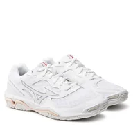 Buty sportowe damskie - Buty halowe Mizuno Wave Phantom 3 X1GB2260 Biały - miniaturka - grafika 1