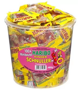 Haribo, żelki owocowe Schnuller Smoczki, 100 sztuk - Żelki - miniaturka - grafika 1